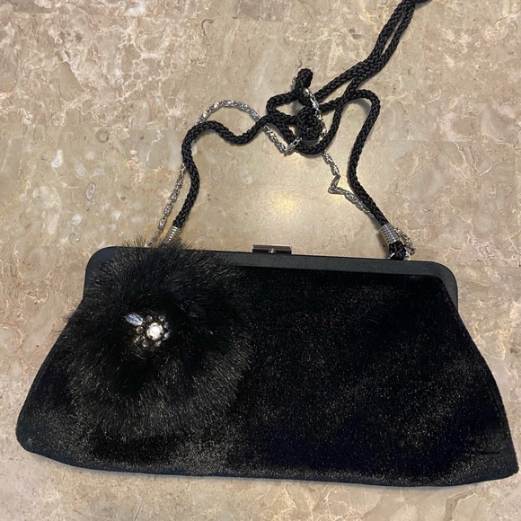 Black Evening Purse - Picture 1 of 5